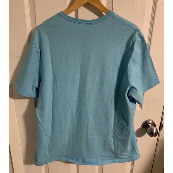 Champion GT19 Men's Classic Graphic Jersey Script T-Shirt, XL Blue Aqua - Picture 2 of 5